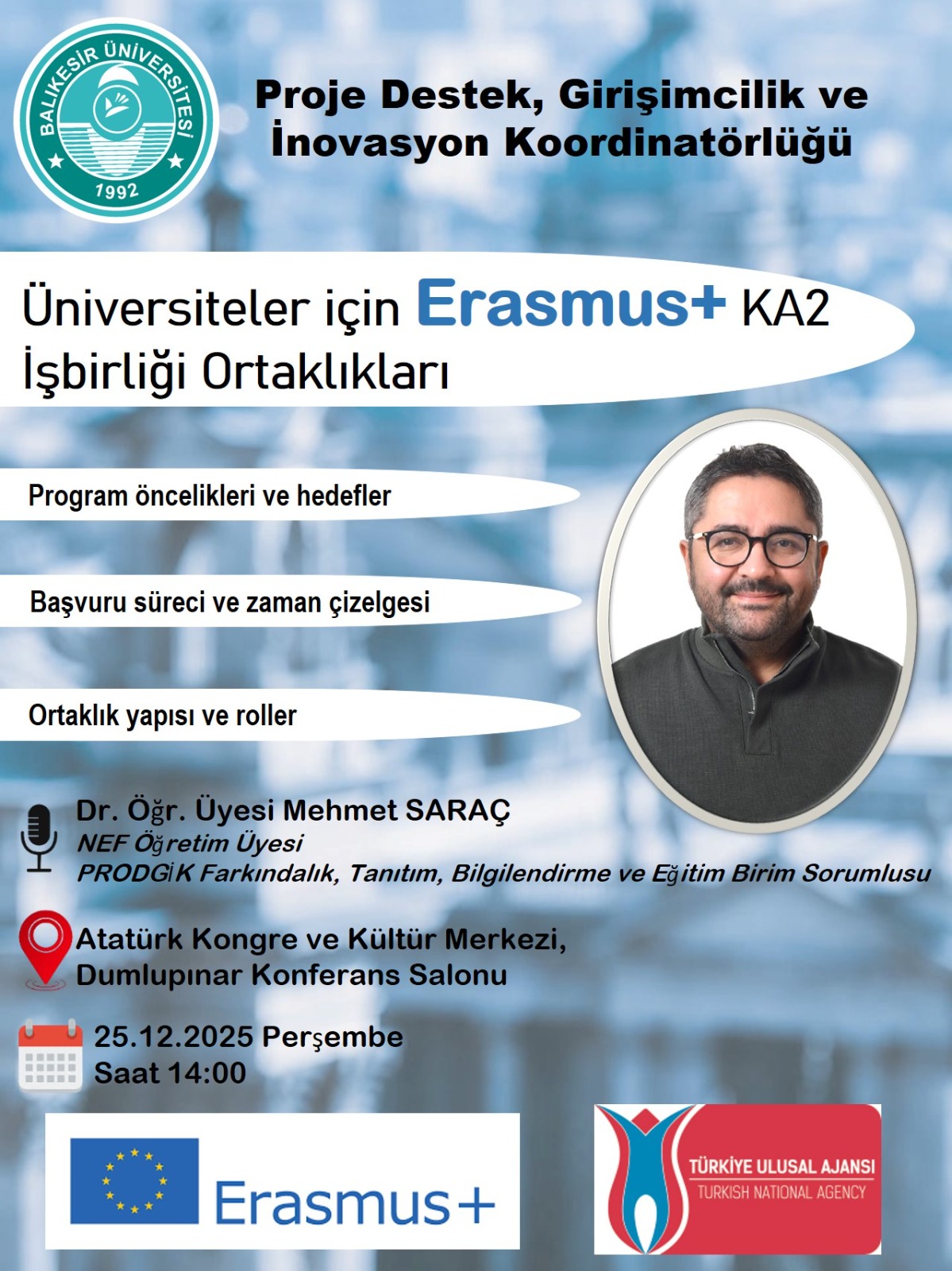 Üniversiteler için Erasmus+ KA2 İşbirliği Ortaklıkları