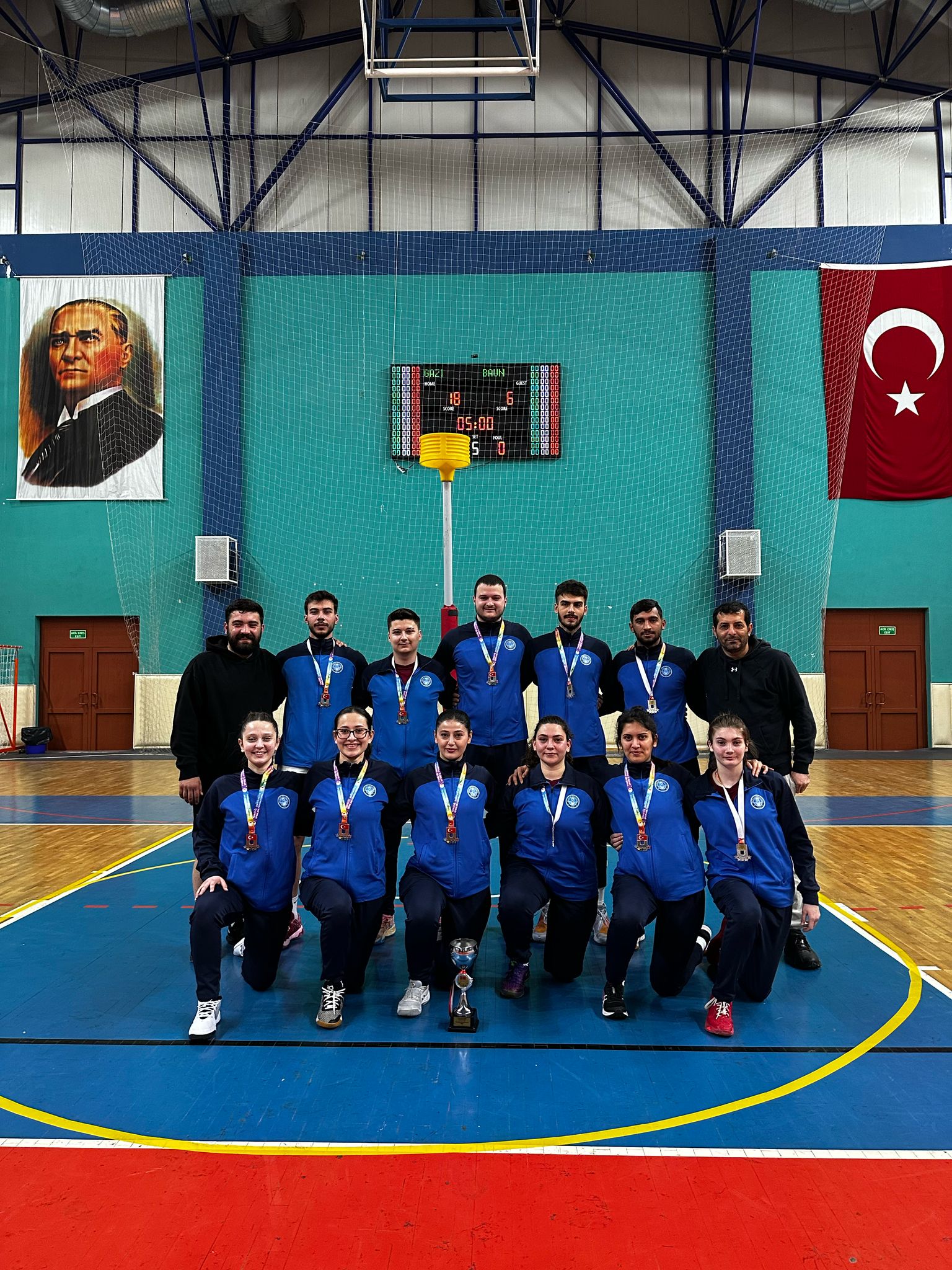 BAÜN Korfbol Takımı Süper Ligde