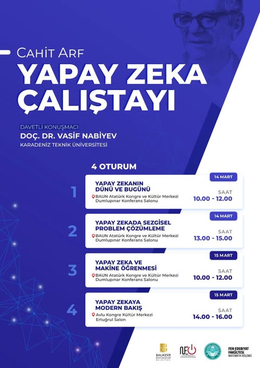 Cahit Arf Yapay Zeka Çalıştayı