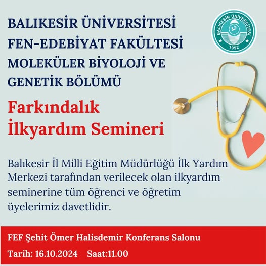 Farkındalık İlkyardım Semineri