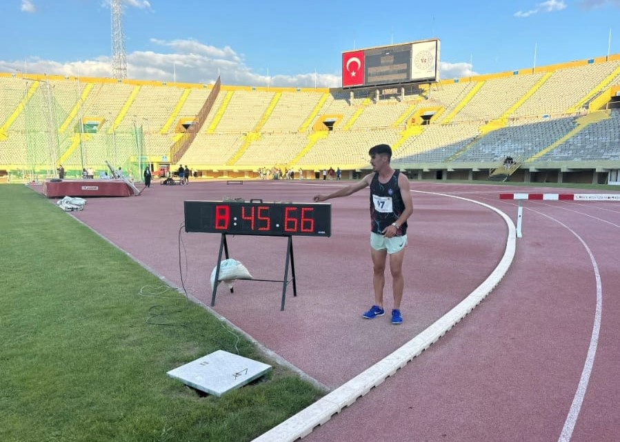 3000 Metre Engellide Türkiye Şampiyonu BAÜN lü Cuma Özcan, U23 Avrupa ve Üniversiade de Ülkemizi Temsil Edecek