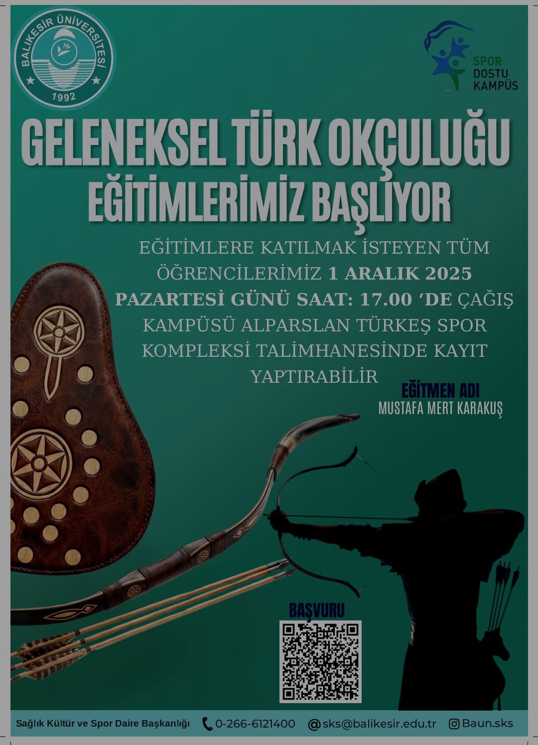 Geleneksel Türk Okçuluğu Eğitimleri Başlıyor