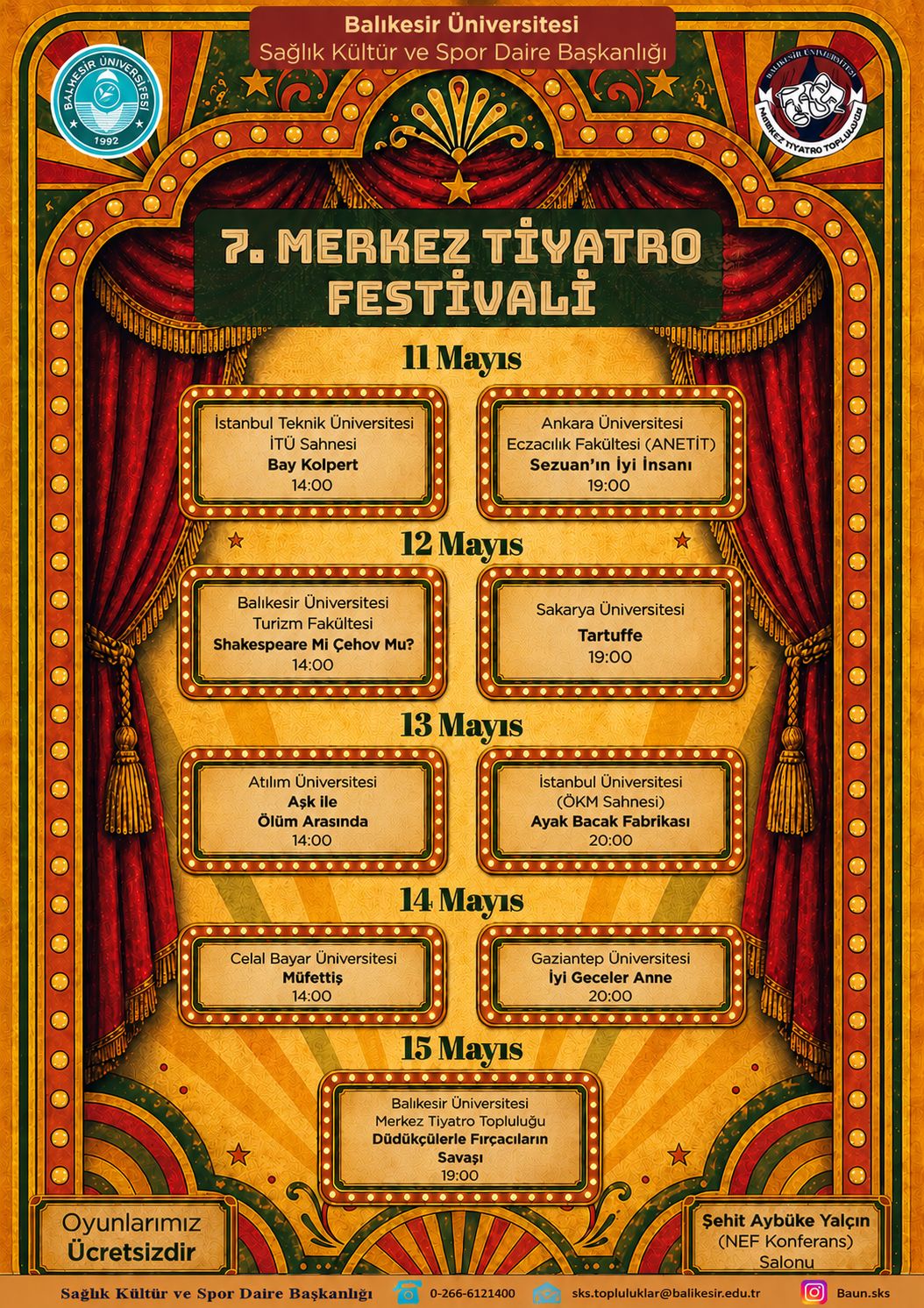 7.Merkez Tiyatro Festivali