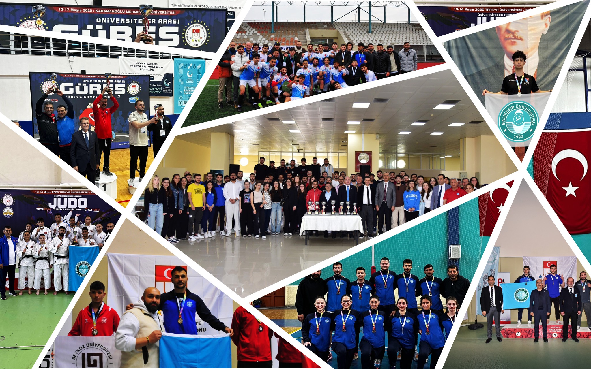 BAÜN de Sportif Başarı Grafiği Yükseliyor 2 Yılda 62 Kupa ve Madalya, Spor Dostu Kampüs Ödülü