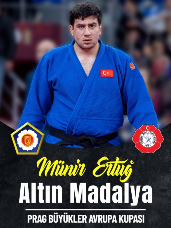 BAÜN lü Milli Judocumuz Münir Ertuğ, Avrupa Şampiyonu Oldu
