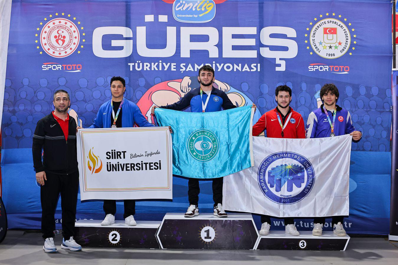 BAÜN Güreş takımı Türkiye 6ncısı