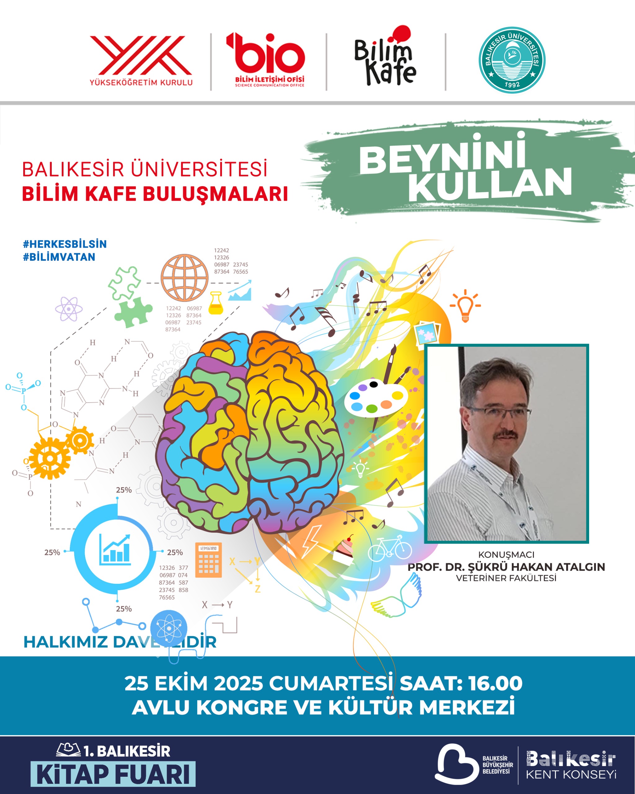 BALIKESİR ÜNİVERSİTESİ BİLİM KAFE BULUŞMALARI BEYNİNİ KULLAN