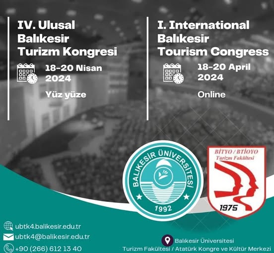 IV. Ulusal / I. Uluslararası Balıkesir Turizm Kongresi