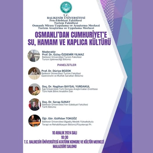 Osmanlı'dan Cumhuriyet'e Su, Hamam ve Kaplıca Kültürü
