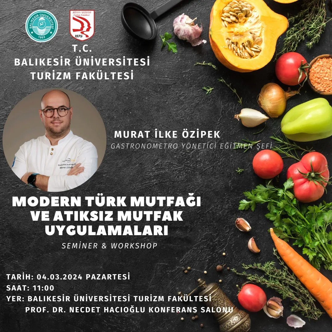 Modern Türk Mutfağı ve Atıksız Mutfak Uygulamaları