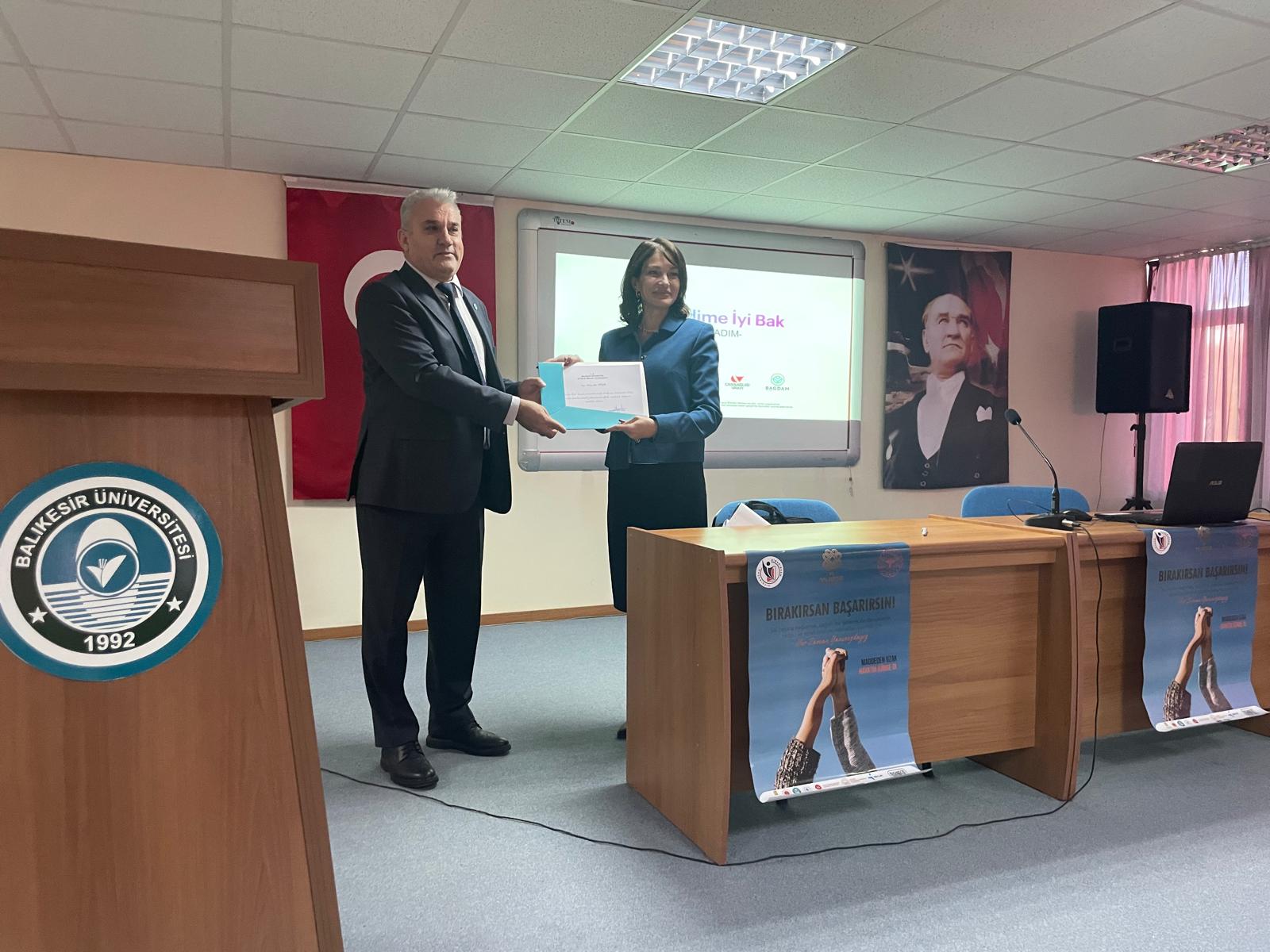 Meslek Yüksekokulumuzda "Kendime İyi Bak" Adlı Seminer Gerçekleştirildi.