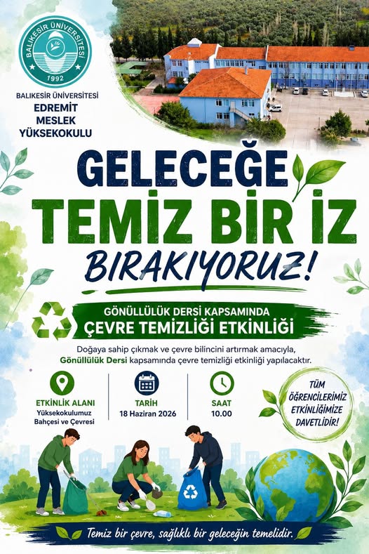 Geleceğe Temiz Bir İz Bırakıyoruz