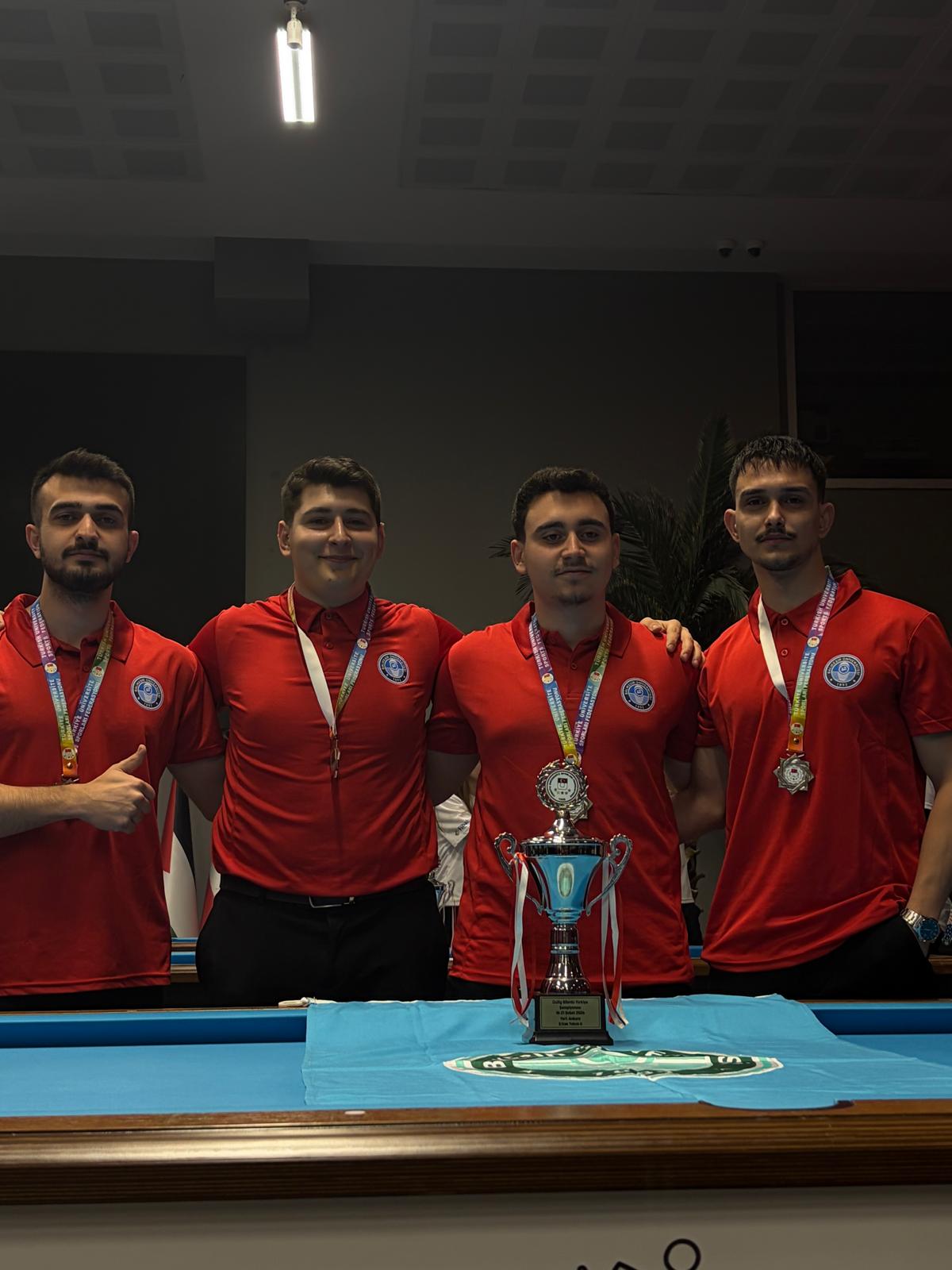 BAUN Bilardo Takımı Türkiye İkincisi