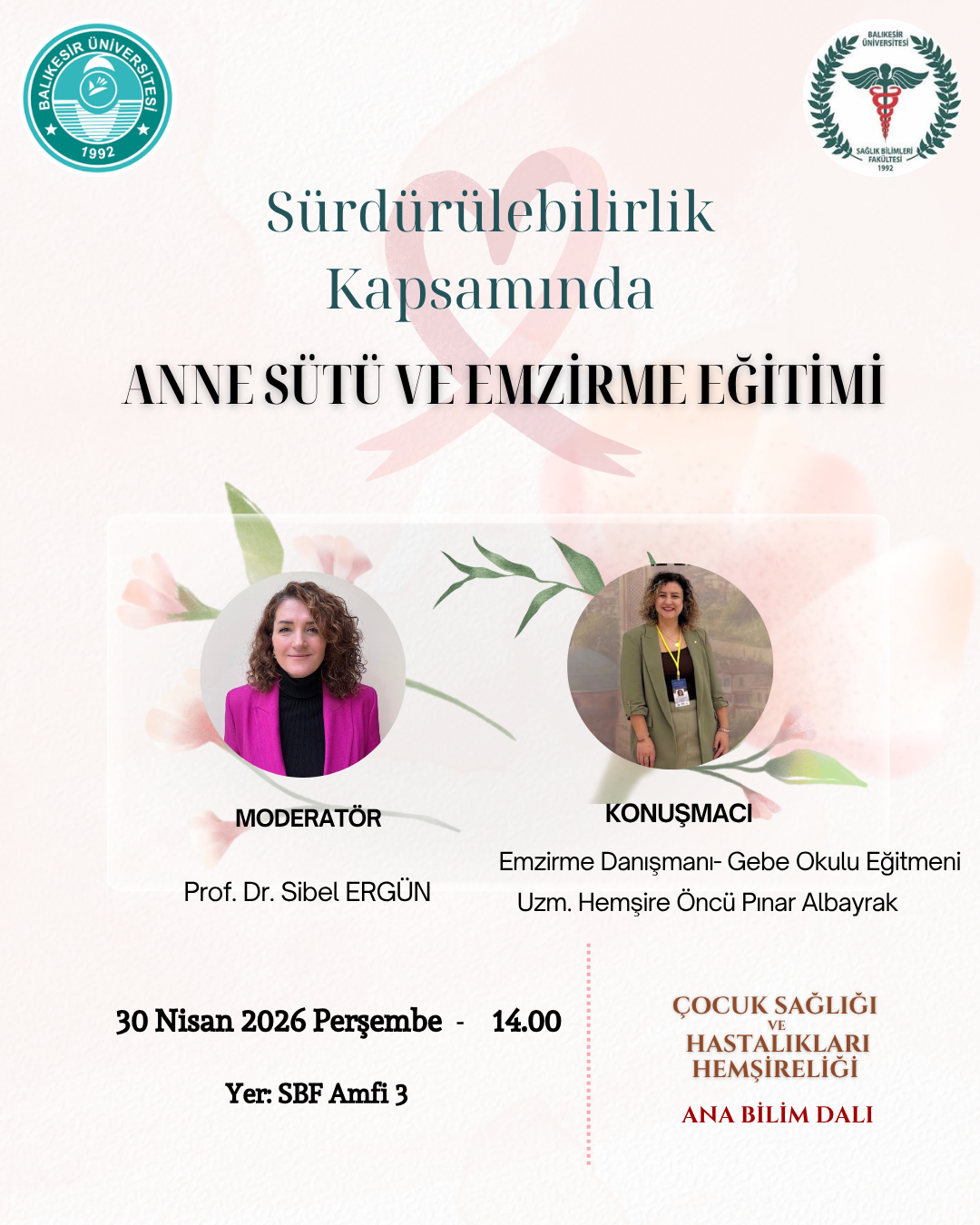 Sürdürülebilirlik Kapsamında Anne Sütü ve Emzirme Eğitimi