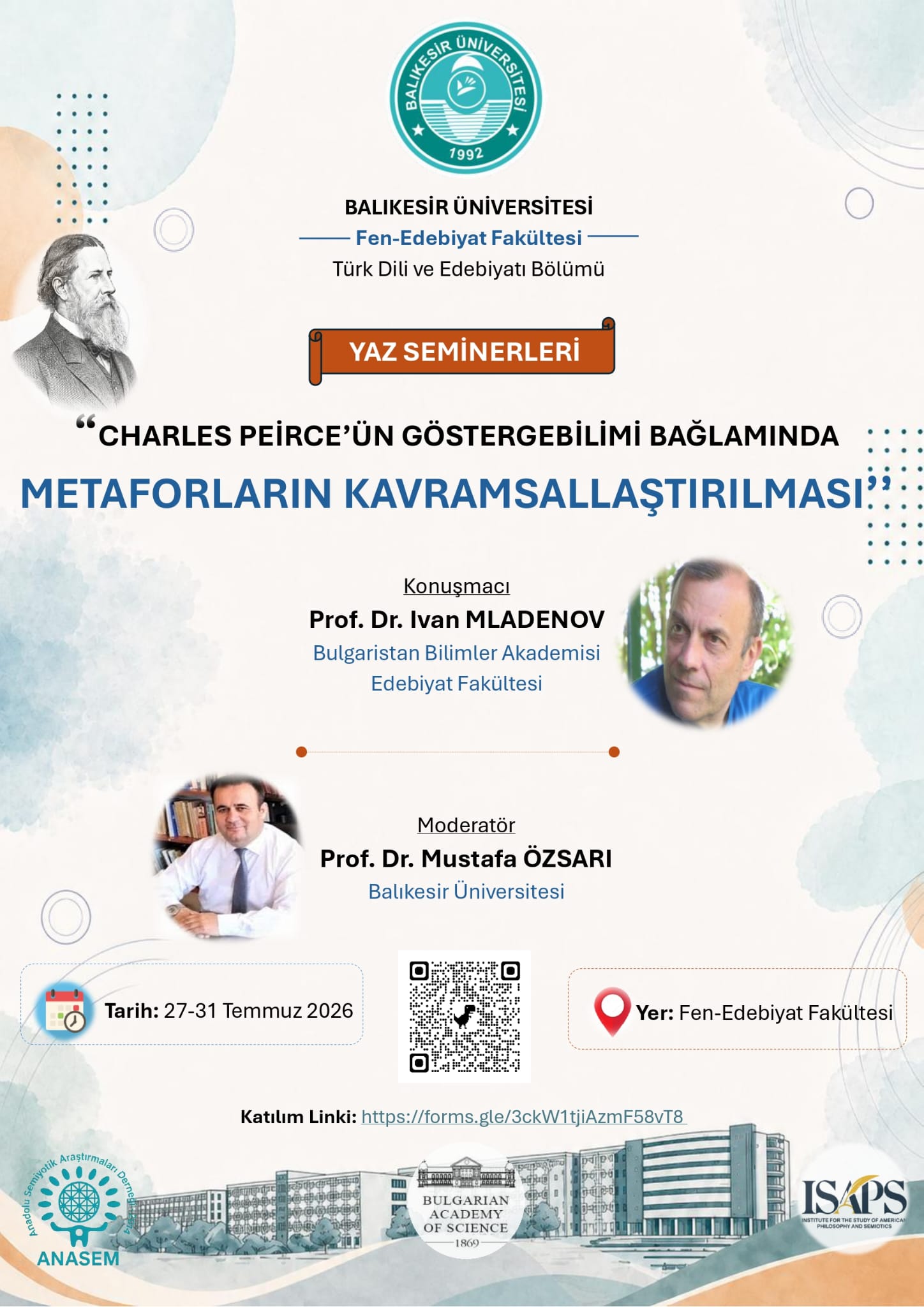 Charles Peirce'ün Göstergebilimi Bağlamında Metaforların Kavramsallaştırılması