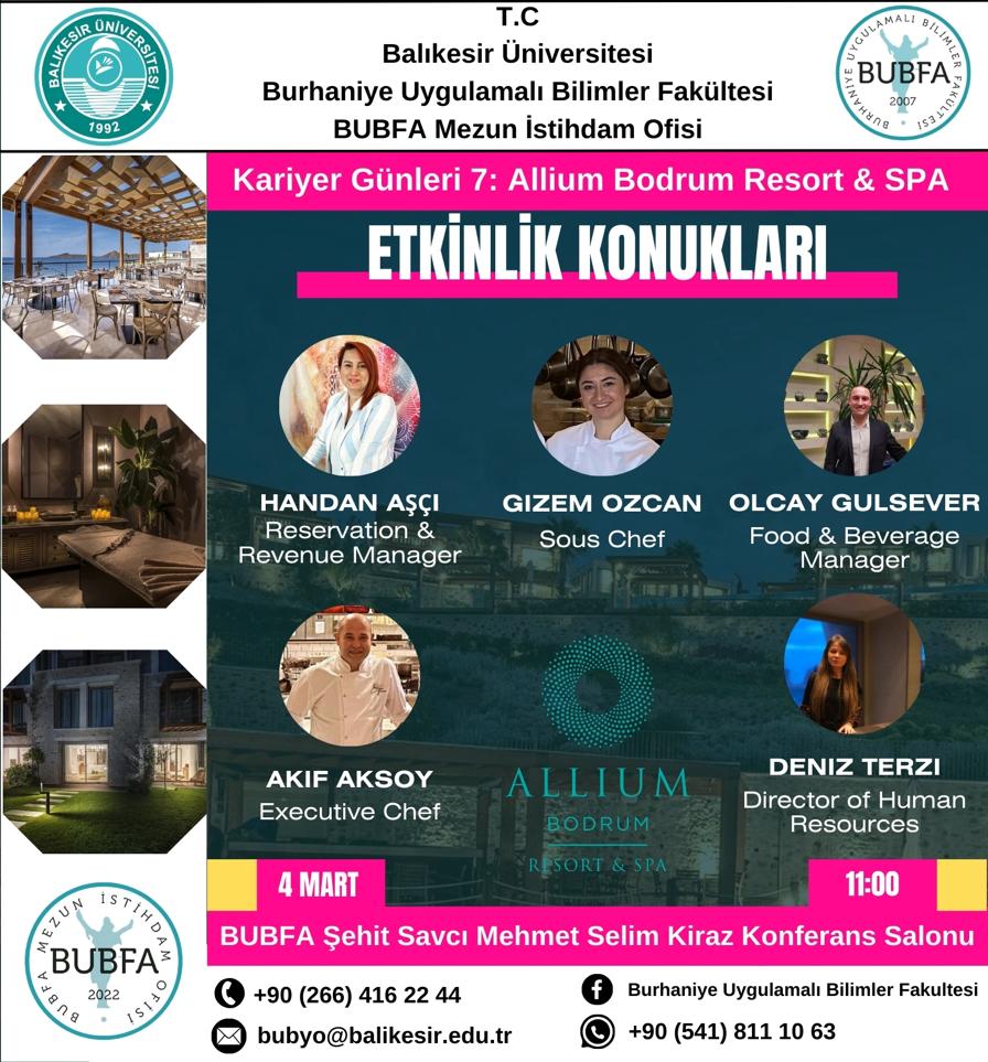 Kariyer Günleri 7: Allium Bodrum Resort&SPA