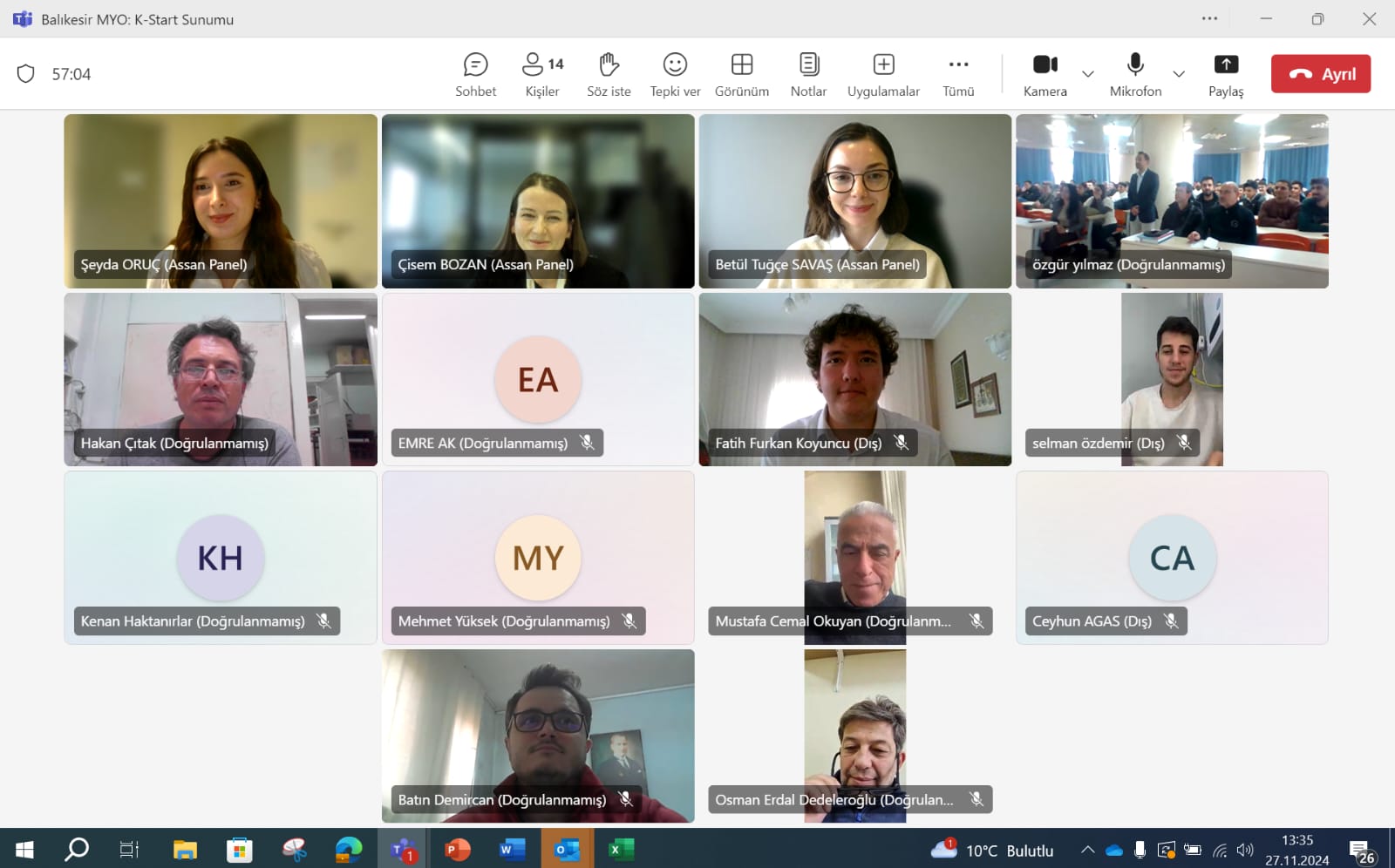 Assan Panel Seminer (K-Start Sahada Genç Yetenek Programı)