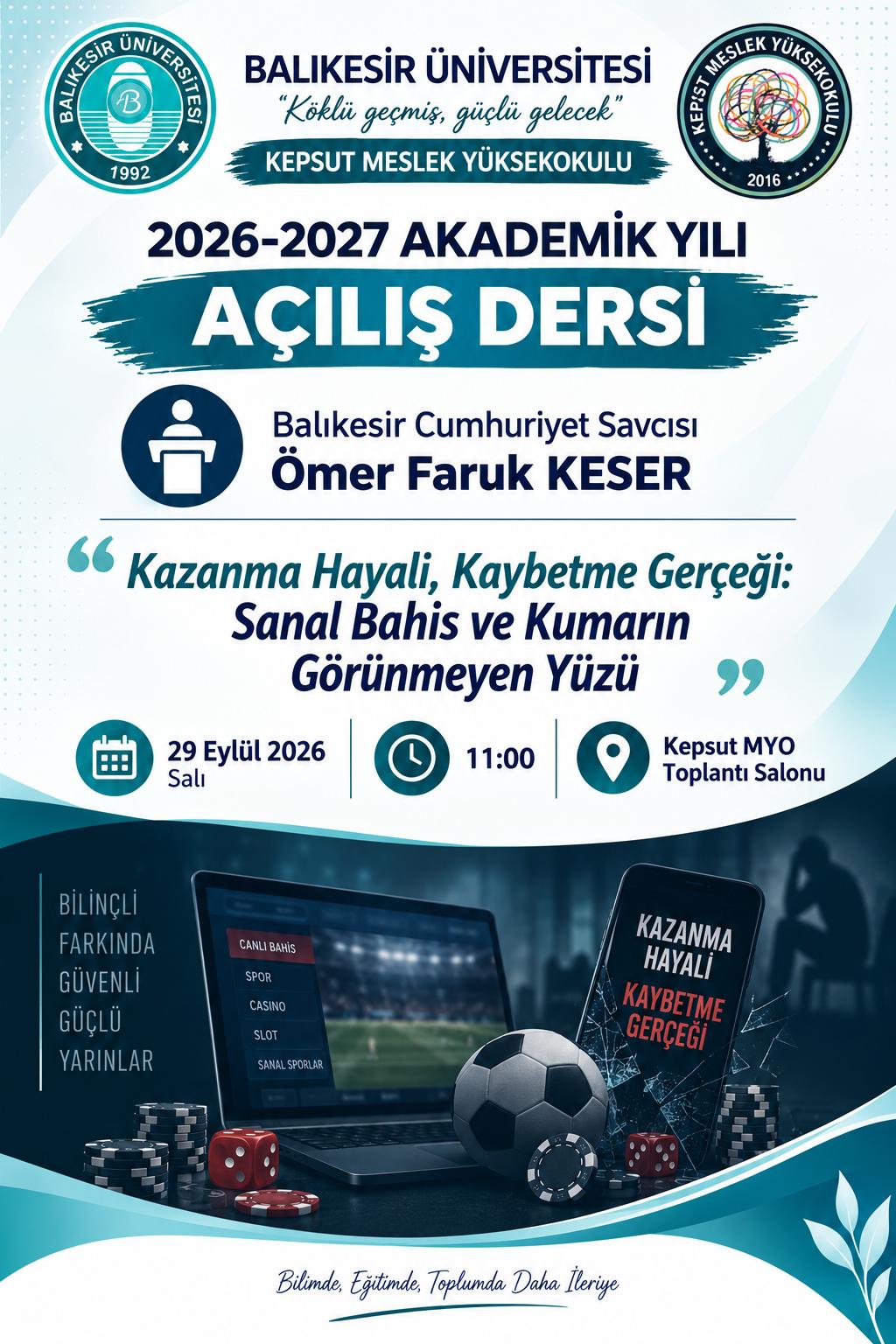 2026-2027 Akademik Yılı Açılış Dersi