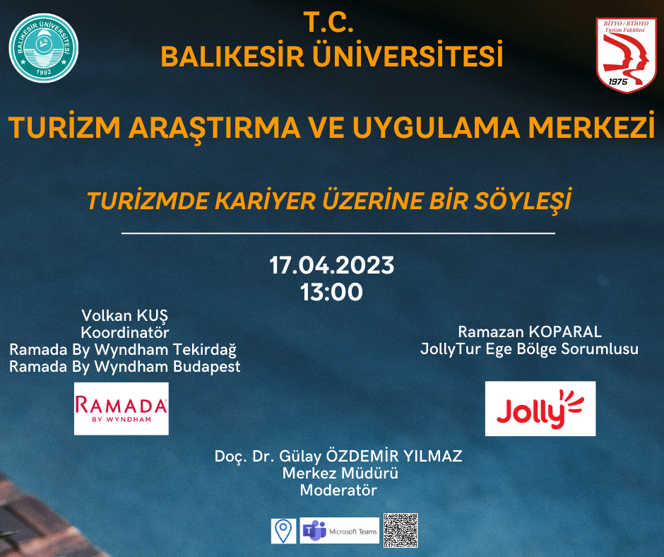 Turizmde Kariyer Üzerine Bir Söyleşi