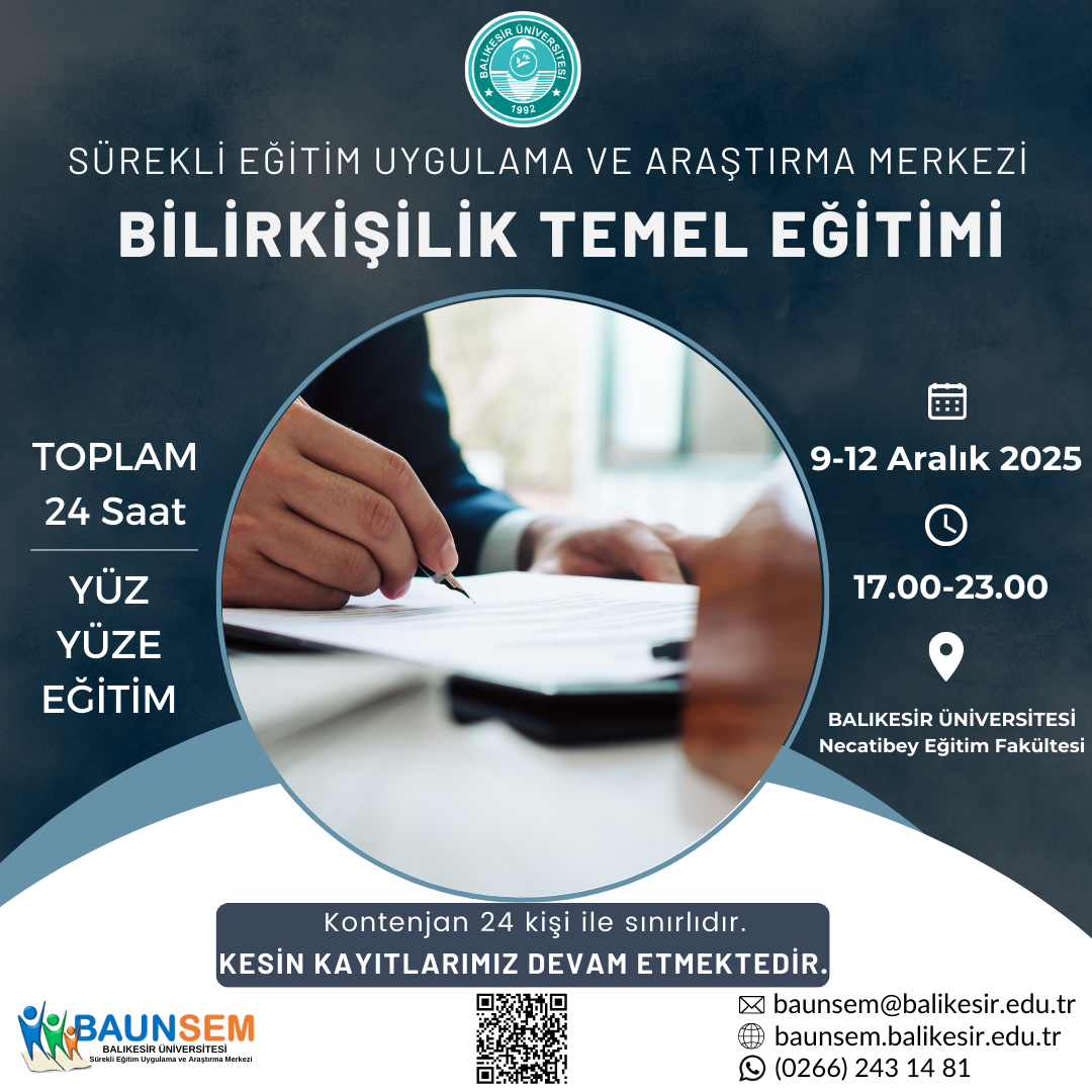 BİLİRKİŞİLİK TEMEL EĞİTİMİ