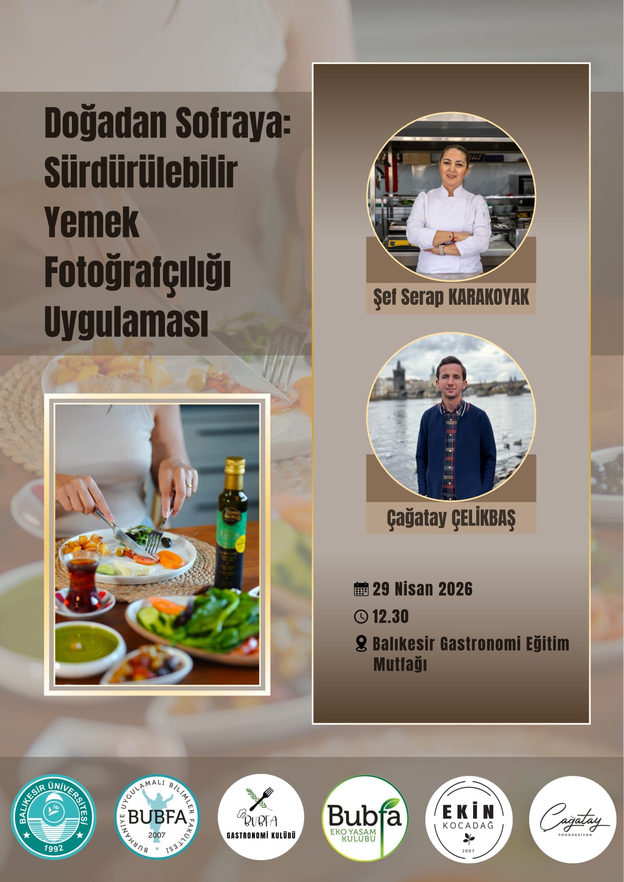 “Doğandan Sofraya: Sürdürülebilir Yemek Fotoğrafçılığı Uygulaması”