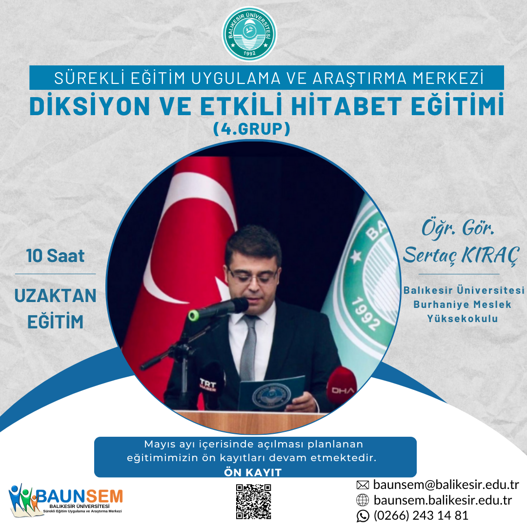 Diksiyon ve Etkili Hitabet Eğitimi