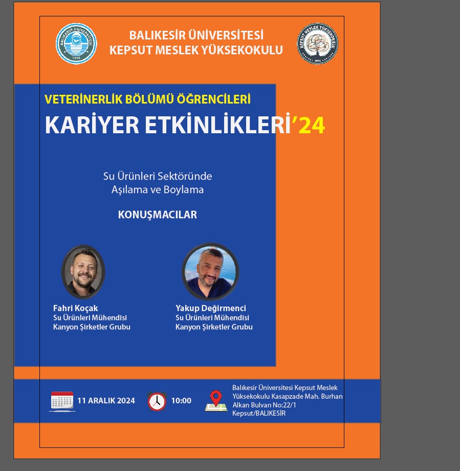 Su Ürünleri Üzerine Kariyer Etkinliği