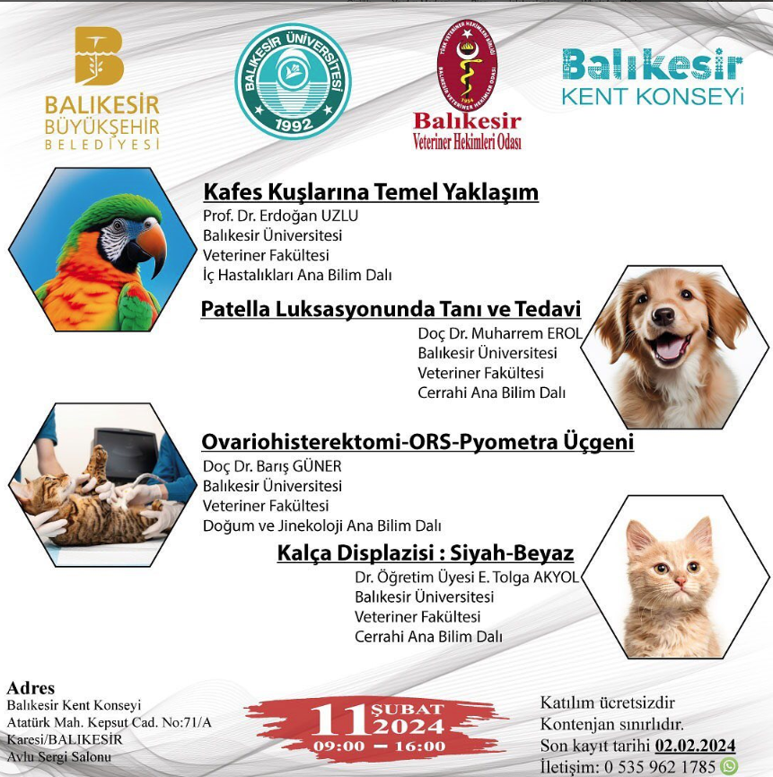 Veteriner Fakültesi Akademisyenlerinden Seminer