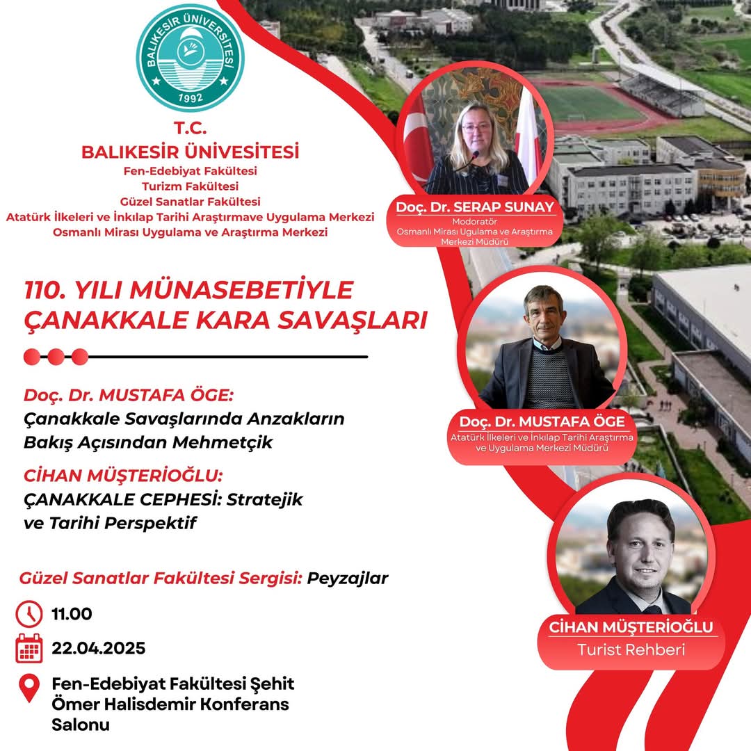 110. YILI MÜNASEBETİYLE ÇANAKKALE KARA SAVAŞLARI
