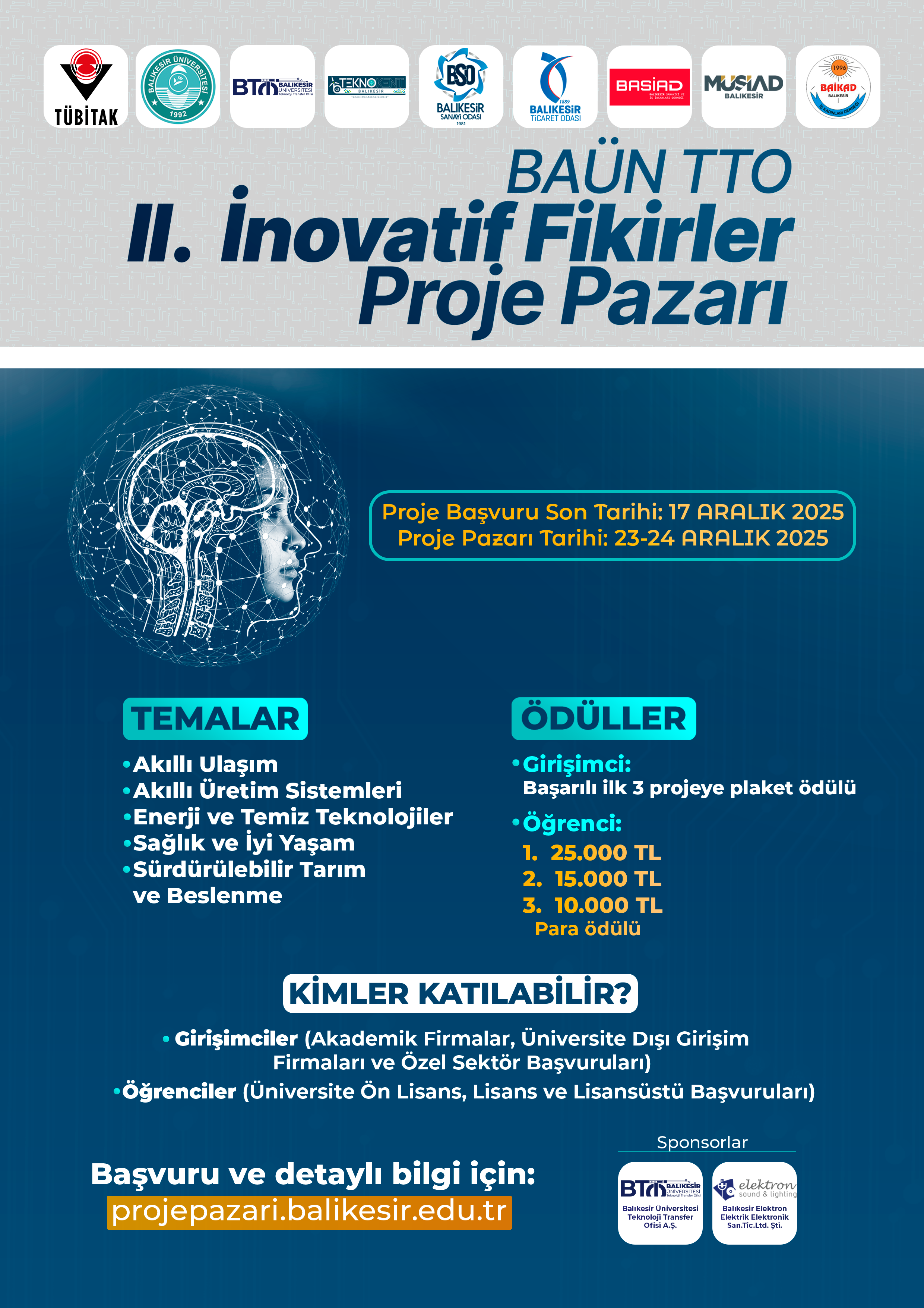 BAÜN TTO II. İnovatif Fikirler Proje Pazarı