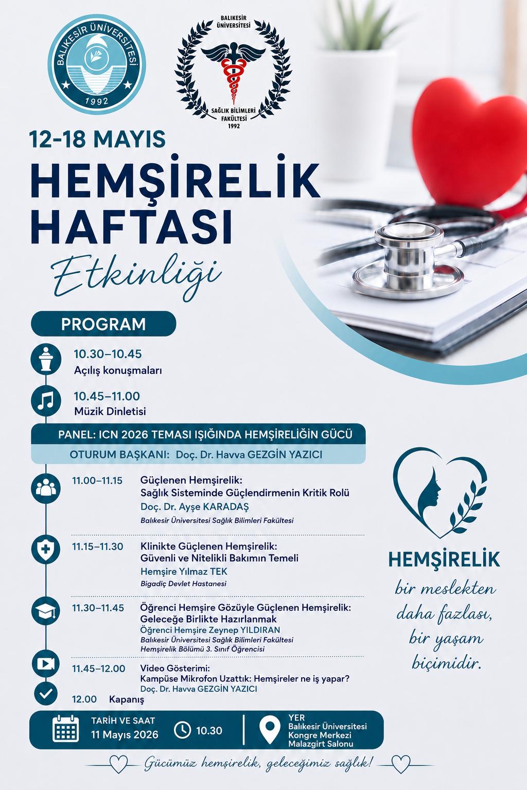 Hemşirelik Haftası Etkinliği