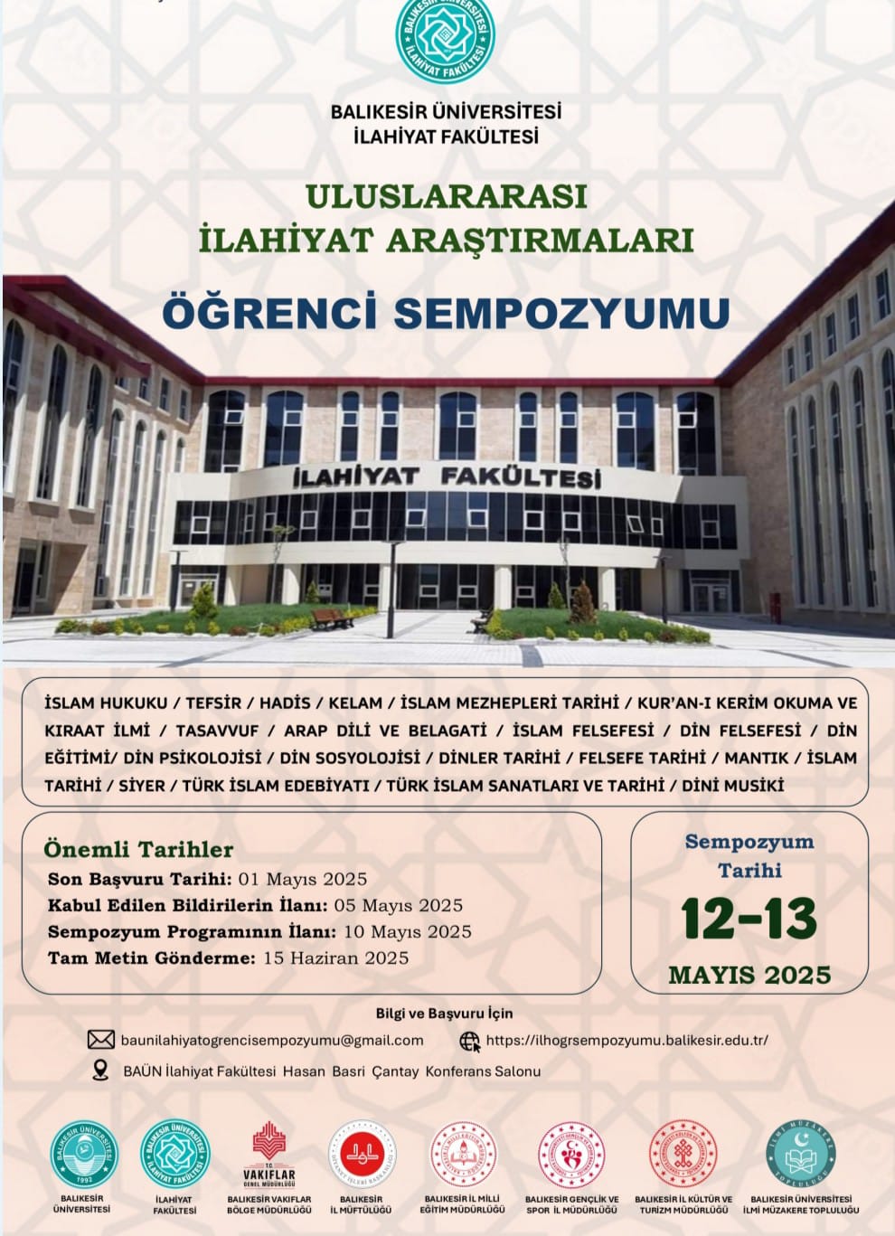 Uluslararası İlahiyat Araştırmaları Öğrenci Sempozyumu 
