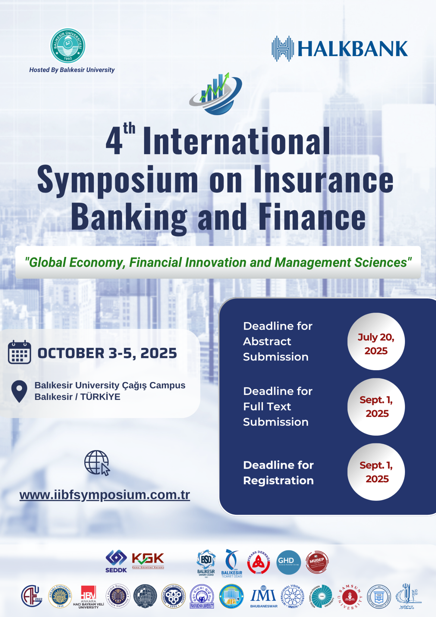 4th International Symposium on Insurance, Banking and Finance