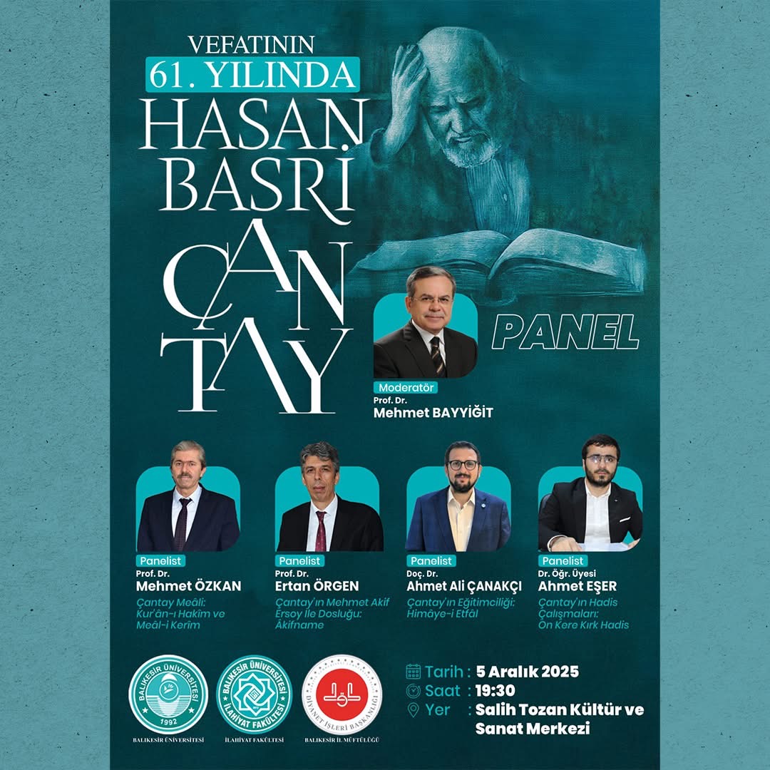 Vefatının 61. Yılında Hasan Basri Çantay