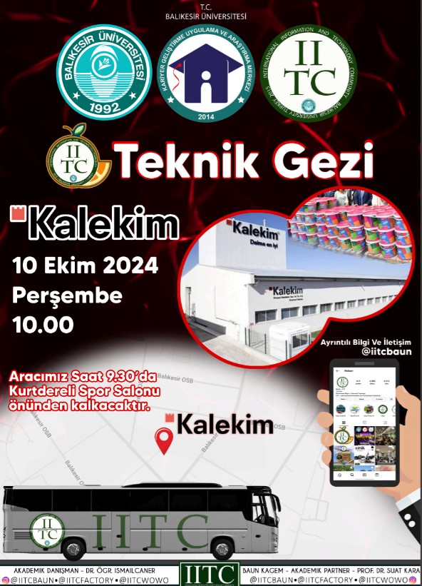KALEKİM - TEKNİK GEZİ