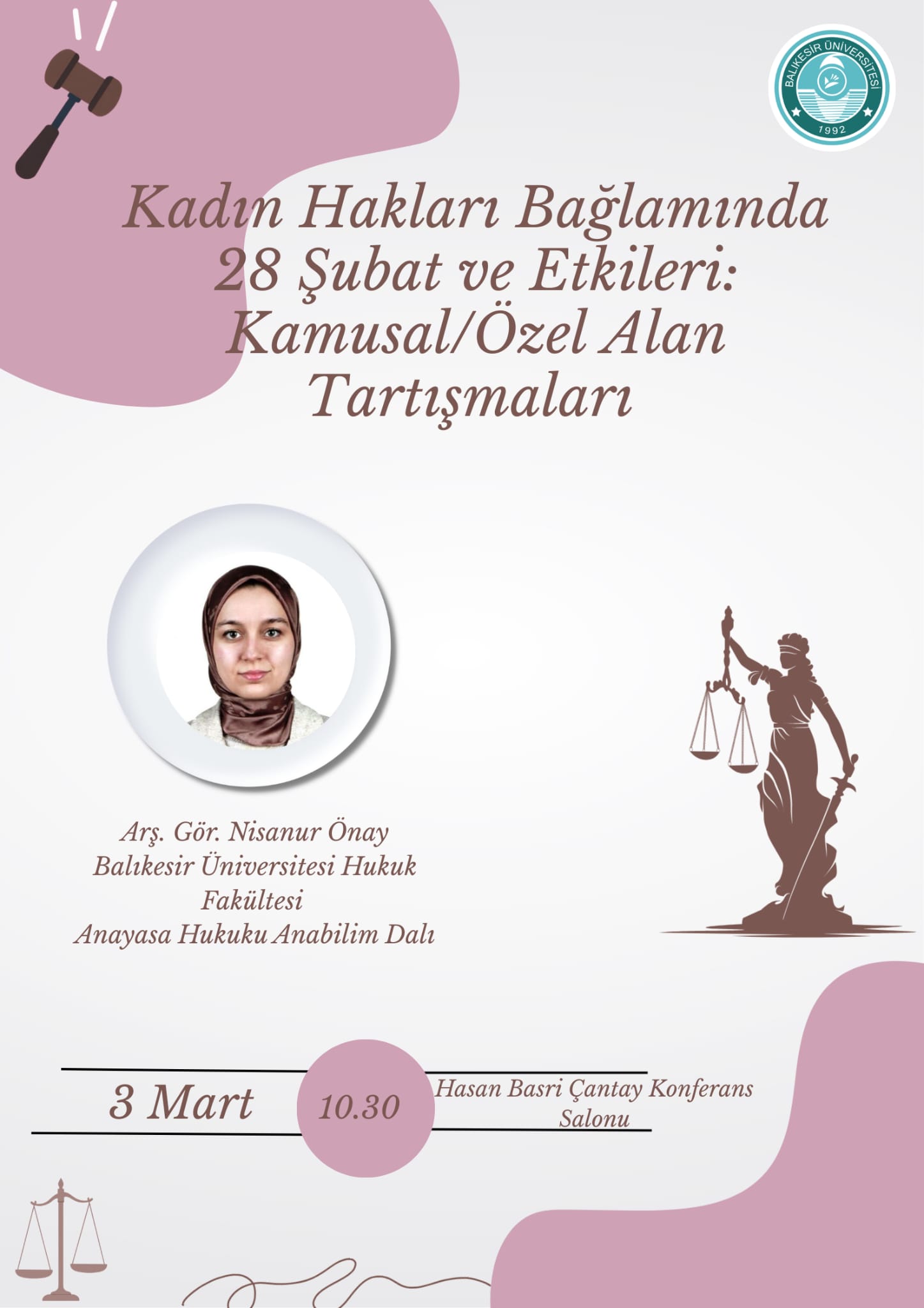 Kadın Hakları Bağlamında 28 Şubat ve Etkileri Kamusal Özel Alan Tartışmaları
