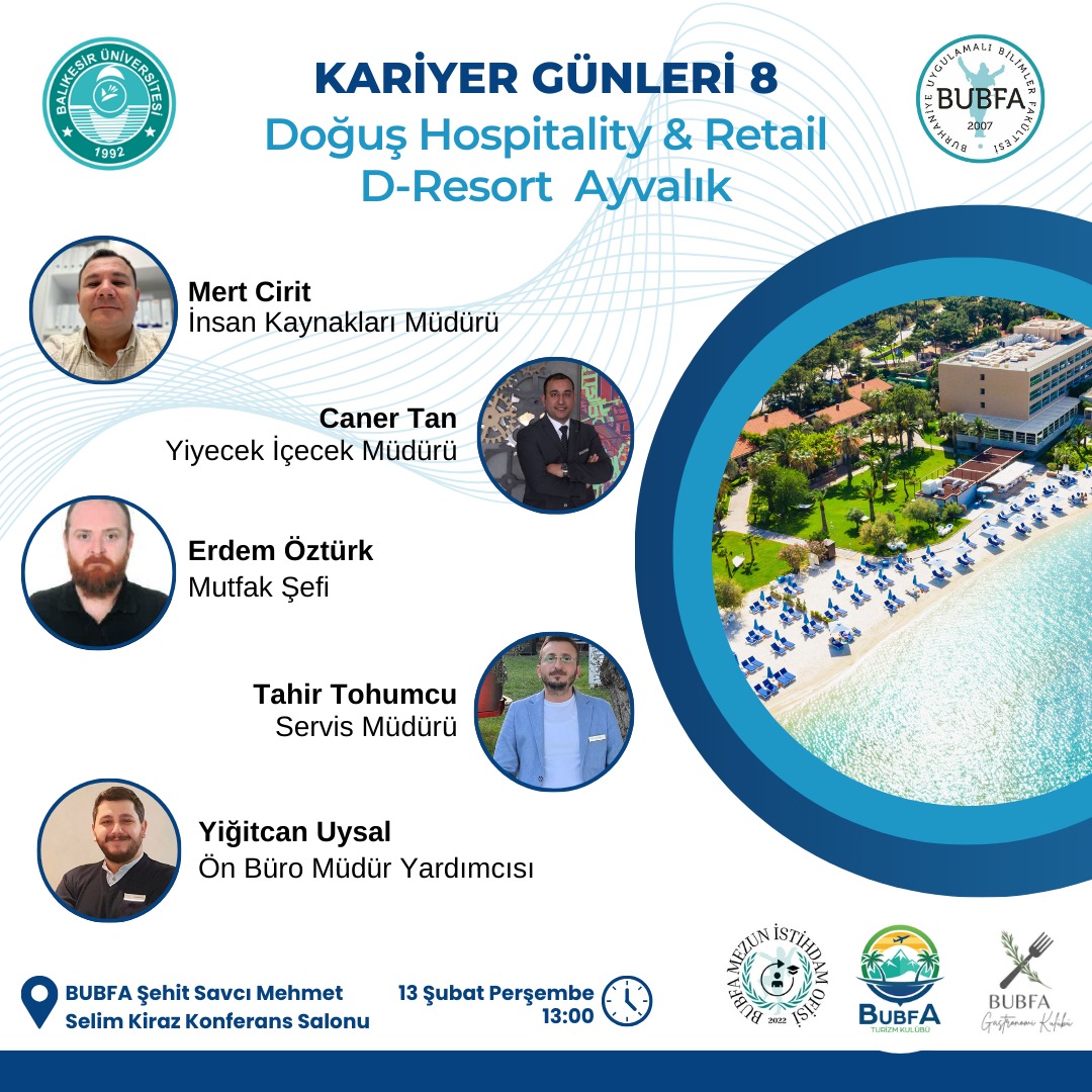 Kariyer GÜnleri 8 Doğuş Hospitality&Retail D-Resort Ayvalık