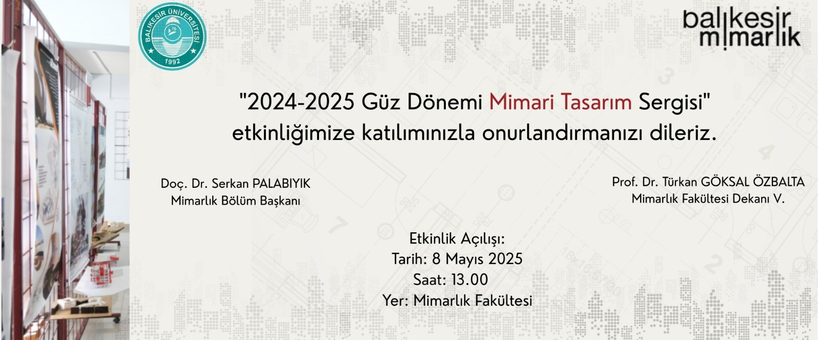 2024-2025 Güz Dönemi Mimari Tasarım Sergisi 