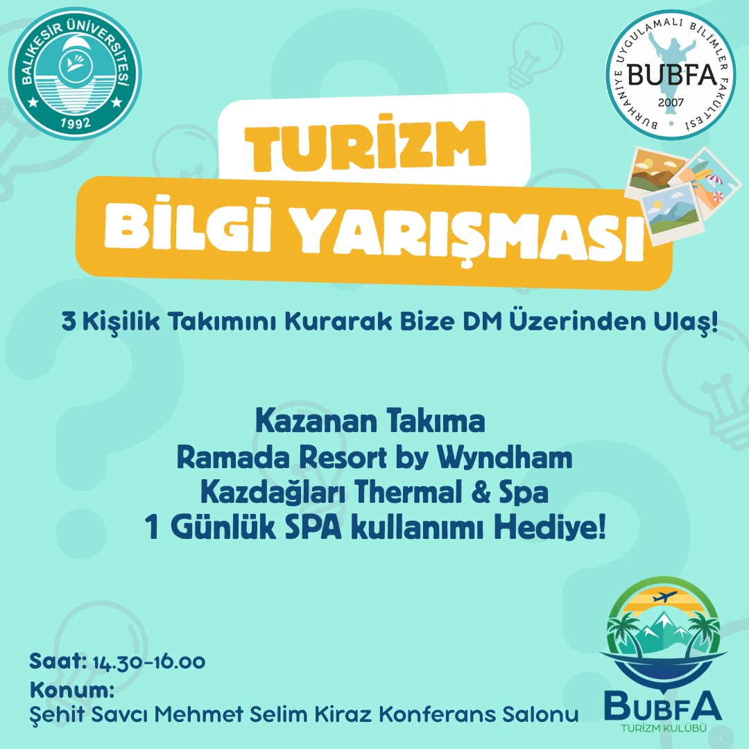 TURİZM BİLGİ YARIŞMASI