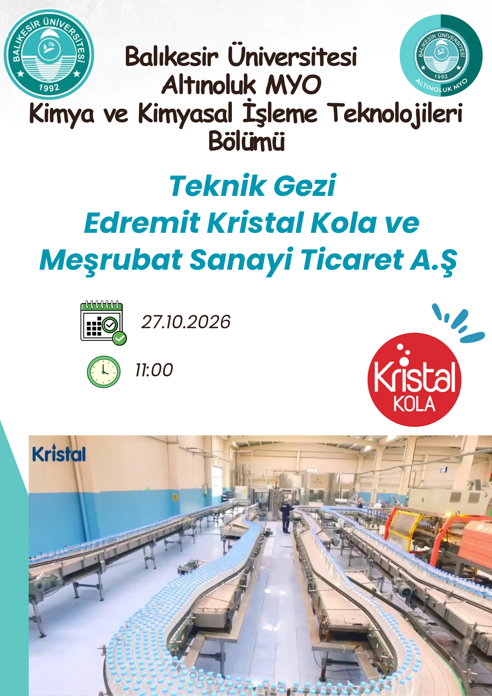 Kristal Kola Teknik Gezi 
