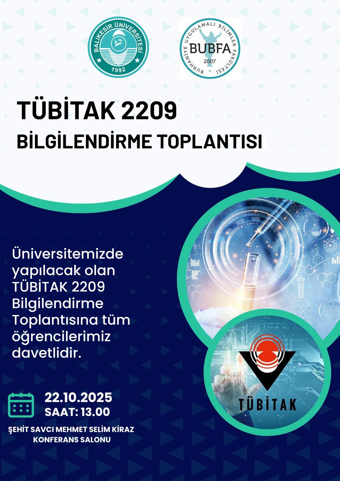 TÜBİTAK 2209 BİLGİLENDİRME TOPLANTISI