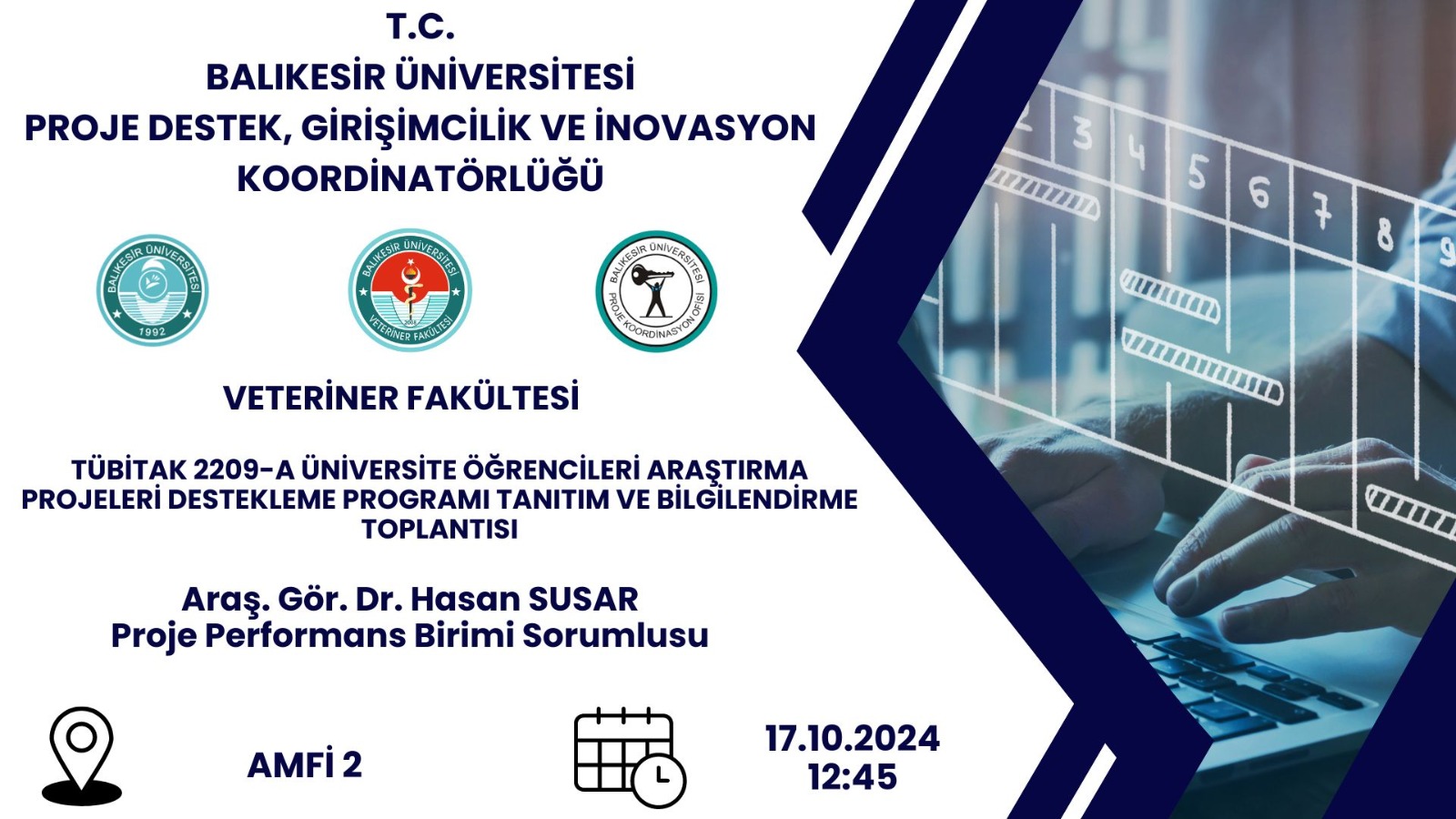 Veteriner Fakültesi TÜBİTAK 2209-Üniversite Öğrencileri Araştırma Projeleri Destek Programı Eğitimi