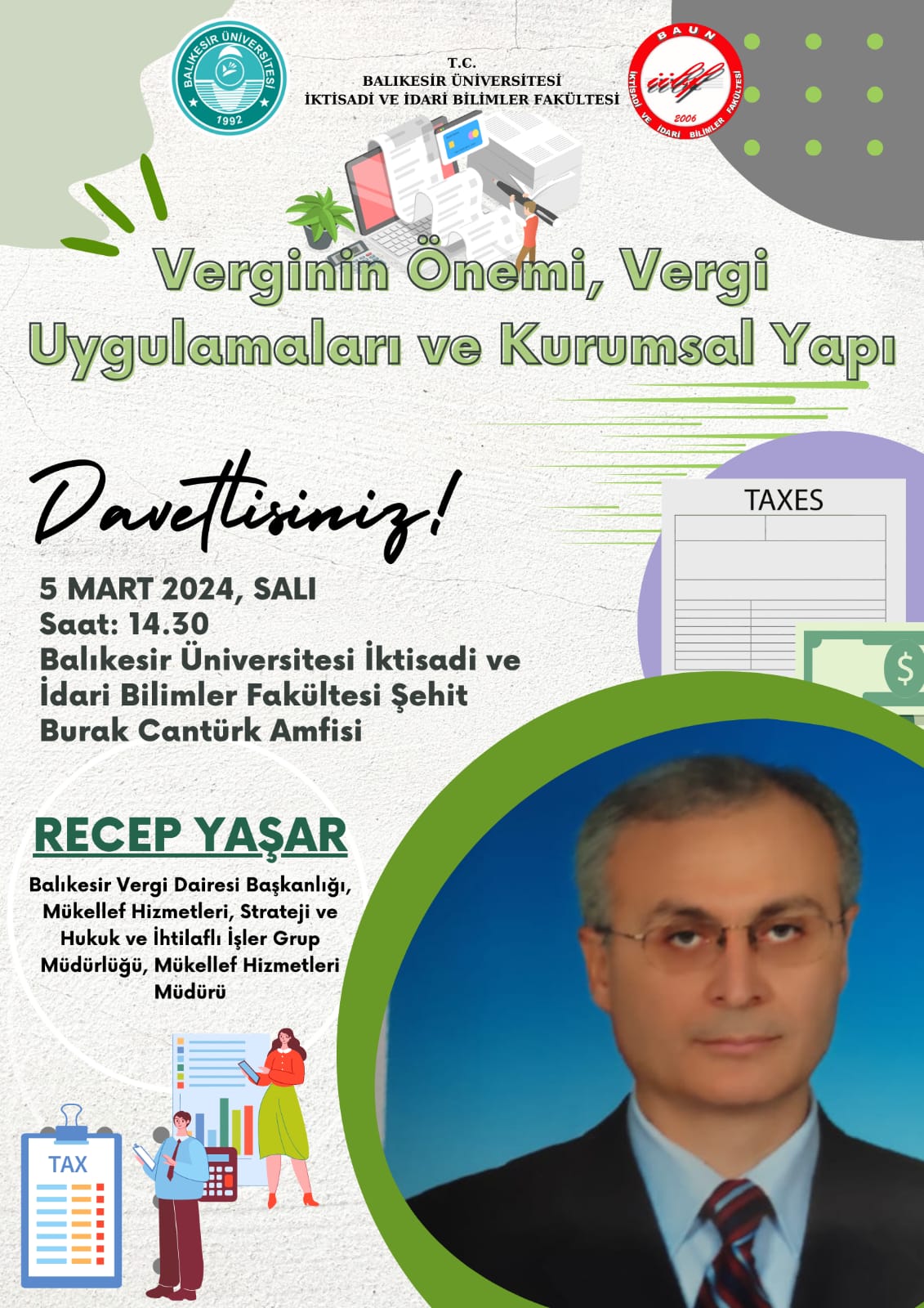 Verginin Önemi, Vergi Uygulamaları ve Kurumsal Yapı 