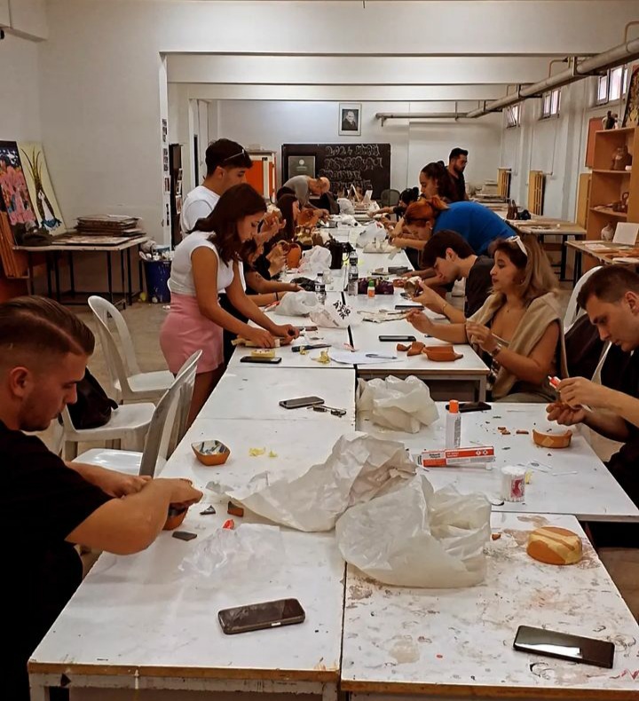 Eski Çini ve Kil Eser Onarımı I dersi kapsamında Eser Tümleme Çalışması