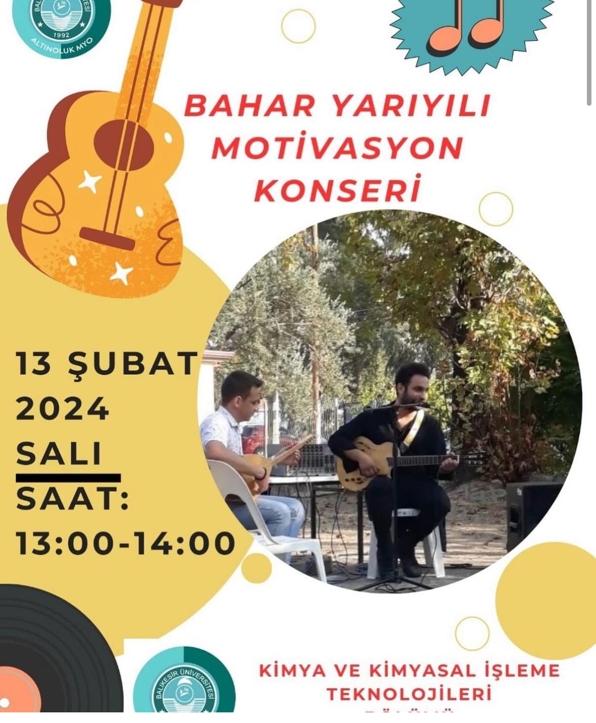 Bahar Yarıyılı Motivasyon Konseri 