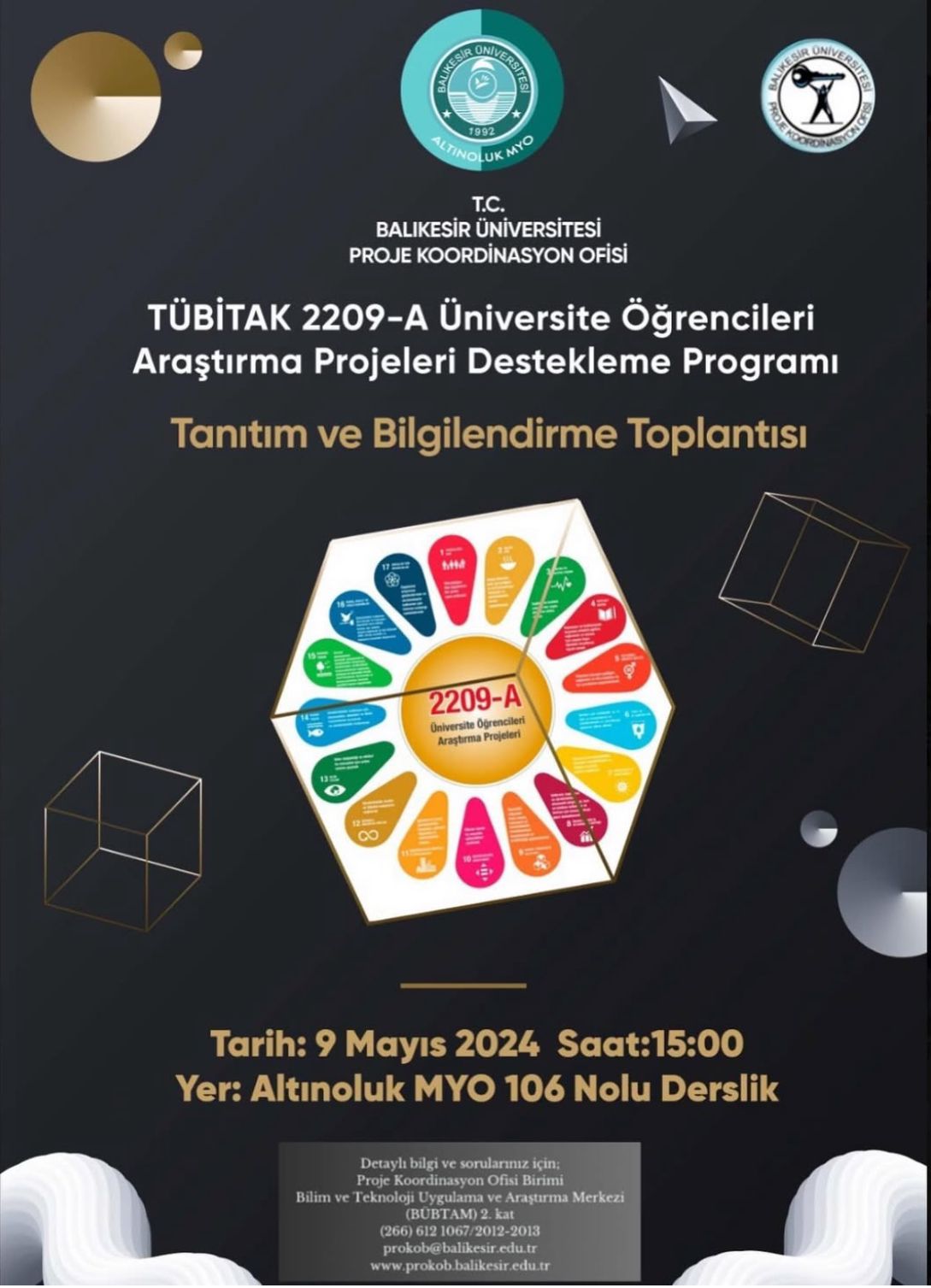 Tübitak 2209 A tanıtım ve Bilgilendirme toplantısı