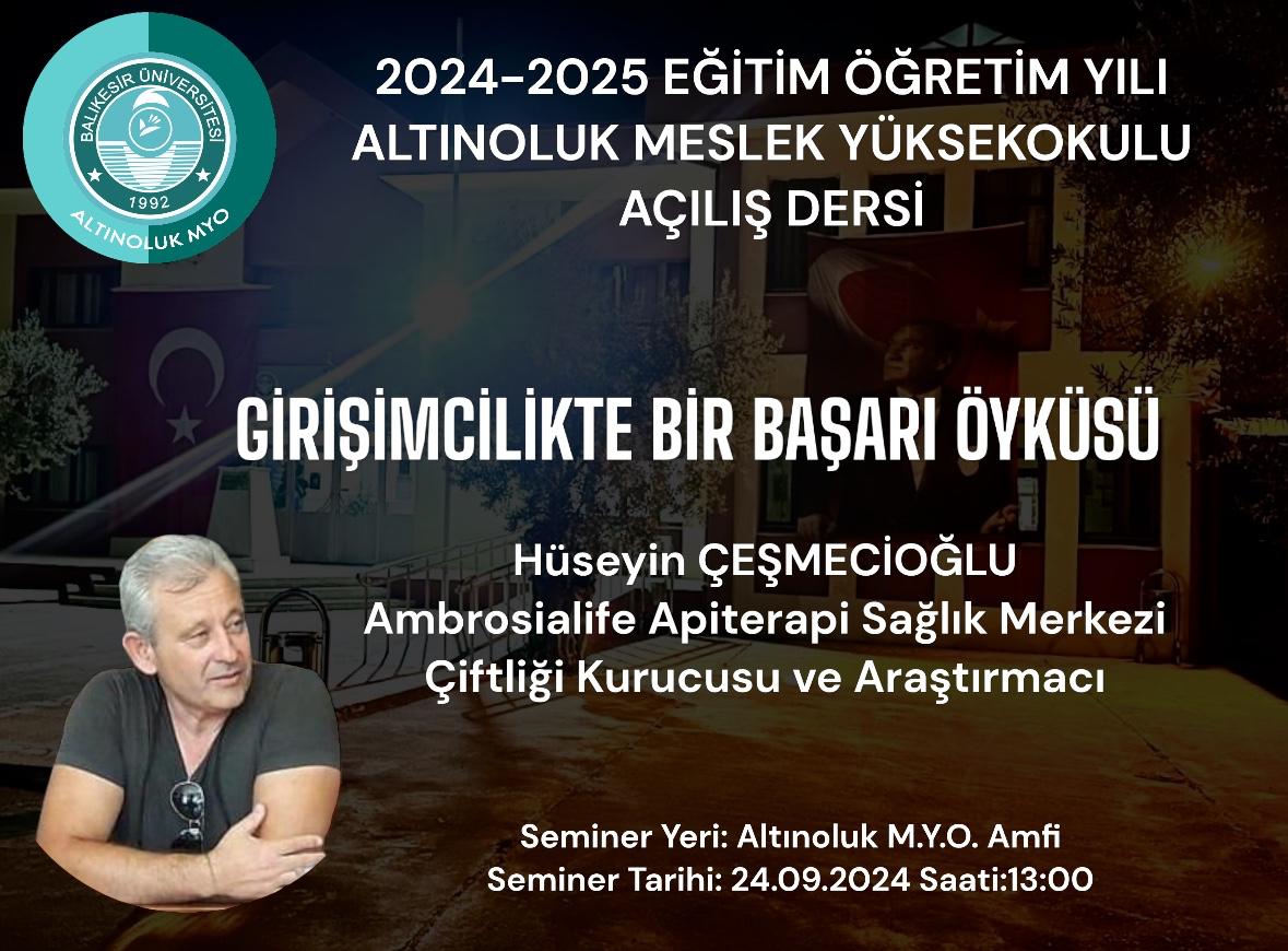 Açılış Dersi