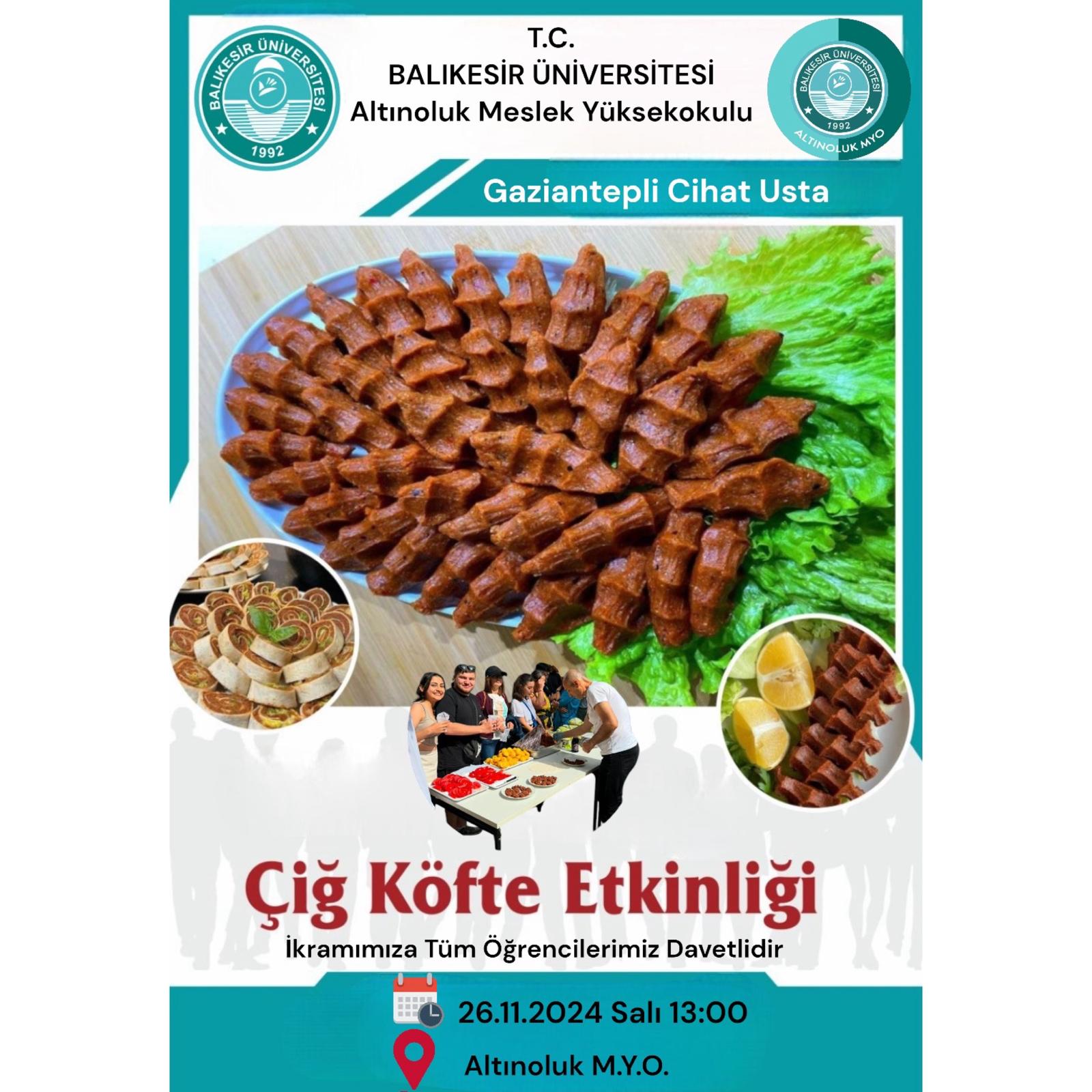 Çiğ Köfte Etkinliği