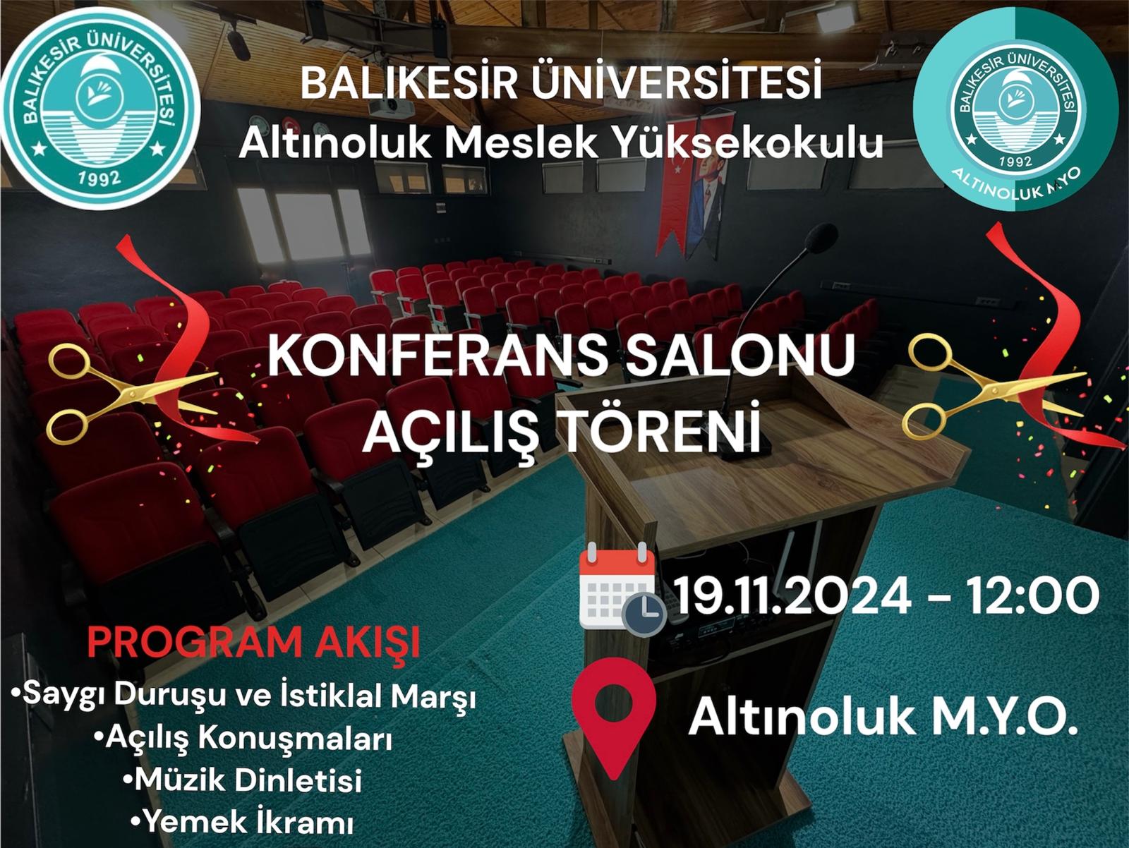 Konferans Salonu Açılış Etkinliği