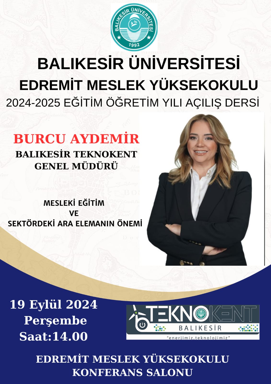 Edremit Meslek Yüksekokulu 2024-2025 Eğitim Öğretim Yılı Açılış Dersi